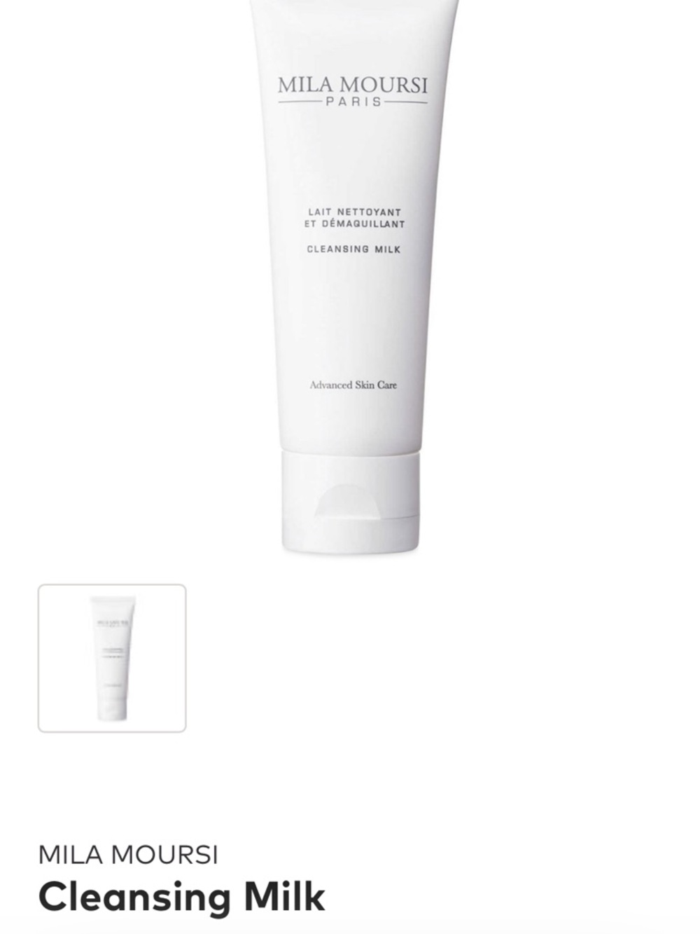 Cleansing Milk - White 3.7oz